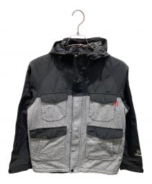 stussy（ステューシー）の古着「マウンテンパーカー」｜ブラック×ホワイト