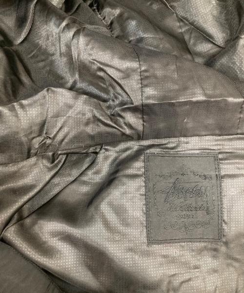 stussy（ステューシー）stussy (ステューシー) マウンテンパーカー ブラック×ホワイト サイズ:Sの古着・服飾アイテム