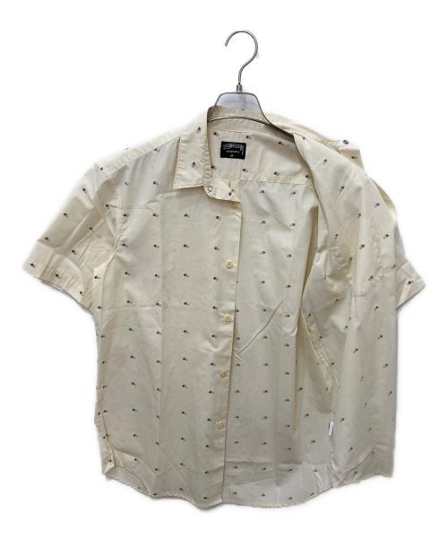 stussy（ステューシー）stussy (ステューシー) 半袖シャツ ベージュ サイズ:Mの古着・服飾アイテム