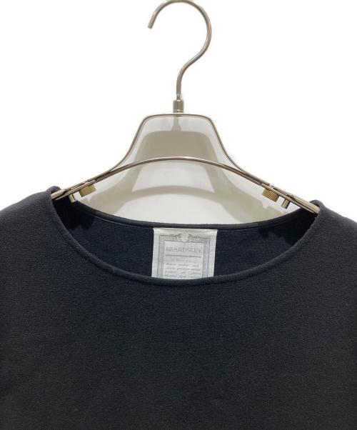 BEARDSLEY（ビアズリー）BEARDSLEY (ビアズリー) 裾レースカットソー ブラック サイズ:Fの古着・服飾アイテム