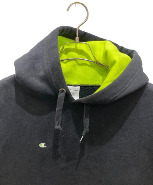 WTAPS（ダブルタップス）WTAPS (ダブルタップス) Champion (チャンピオン) フーデットスウェットシャツ ブラック サイズ:Mの古着・服飾アイテム