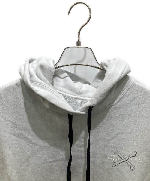 UNRAVEL PROJECT（アンレーベル プロジェクト）Unravel Project (アンレーベル プロジェクト) CROSSBONE HOODIE　クロスボーンフーディー グレー サイズ:Mの古着・服飾アイテム