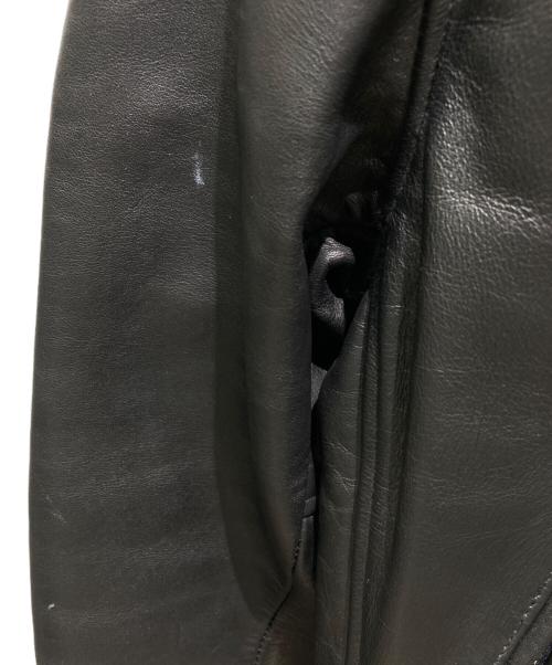 HARLEY-DAVIDSON（ハーレーダビッドソン）HARLEY-DAVIDSON (ハーレーダビッドソン) シングルレザージャケット ブラック サイズ:Sの古着・服飾アイテム