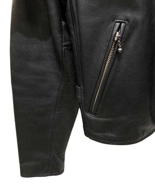 HARLEY-DAVIDSON（ハーレーダビッドソン）HARLEY-DAVIDSON (ハーレーダビッドソン) シングルレザージャケット ブラック サイズ:Sの古着・服飾アイテム