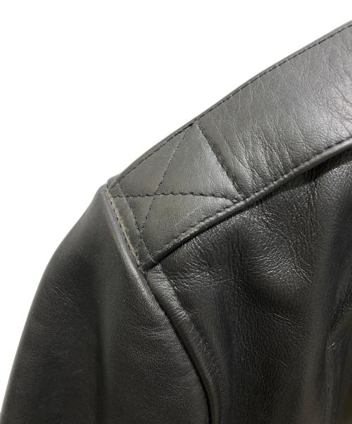 HARLEY-DAVIDSON（ハーレーダビッドソン）HARLEY-DAVIDSON (ハーレーダビッドソン) シングルレザージャケット ブラック サイズ:Sの古着・服飾アイテム