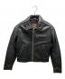 HARLEY-DAVIDSON（ハーレーダビッドソン）の古着「シングルレザージャケット」｜ブラック