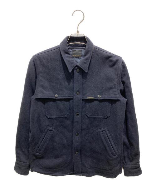 Hysteric Glamour（ヒステリックグラマー）Hysteric Glamour (ヒステリックグラマー) バック刺繍マッキーノCPOシャツジャケット ネイビー サイズ:Mの古着・服飾アイテム