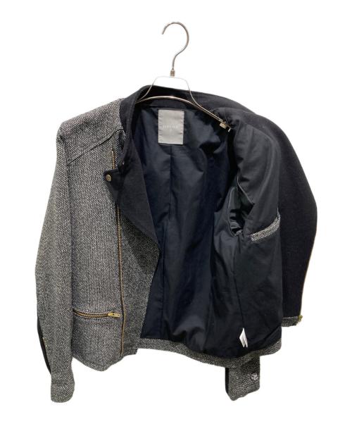 LIBEIRO（リベイロ）LIBEIRO (リベイロ) ダブルライダースジャケット グレー サイズ:Mの古着・服飾アイテム