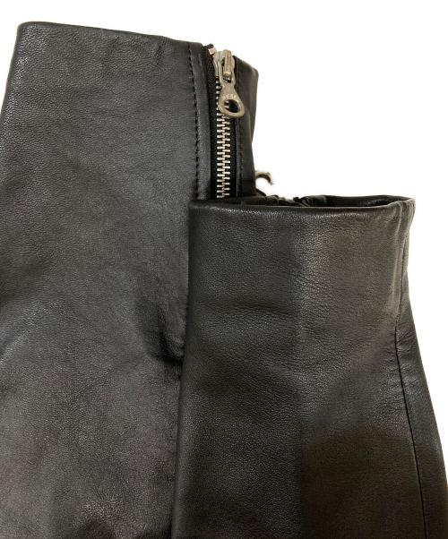 DIESEL（ディーゼル）DIESEL (ディーゼル) L-METALO/シングルライダースレザージャケット ブラック サイズ:46の古着・服飾アイテム