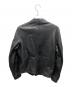 DIESEL (ディーゼル) L-METALO/シングルライダースレザージャケット ブラック サイズ:46：40000円