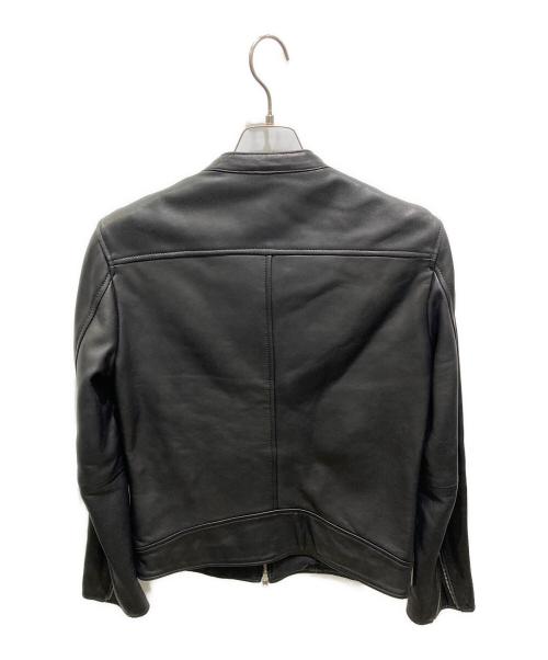 UNITED TOKYO（ユナイテッドトーキョー）UNITED TOKYO (ユナイテッドトーキョー) ラムレザーシングルライダースライダースジャケット ブラック サイズ:Mの古着・服飾アイテム