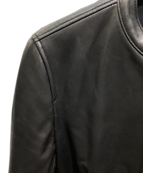 UNITED TOKYO（ユナイテッドトーキョー）UNITED TOKYO (ユナイテッドトーキョー) ラムレザーシングルライダースライダースジャケット ブラック サイズ:Mの古着・服飾アイテム