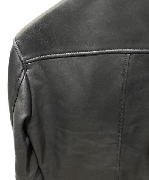 UNITED TOKYO（ユナイテッドトーキョー）UNITED TOKYO (ユナイテッドトーキョー) ラムレザーシングルライダースライダースジャケット ブラック サイズ:Mの古着・服飾アイテム