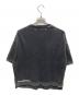 MAISON SPECIAL (メゾンスペシャル) High Twist Pigment Bleach Prime-Over Crew Neck Knit T-shirt グレー サイズ:1：5000円