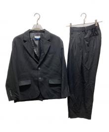 MAISON SPECIAL（メゾンスペシャル）の古着「Clear Trichotine Relax-Over Set Up」｜ブラック