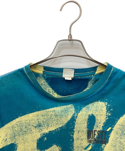DIESEL（ディーゼル）DIESEL (ディーゼル) ロングスリーブカットソー ネイビー サイズ:XLの古着・服飾アイテム