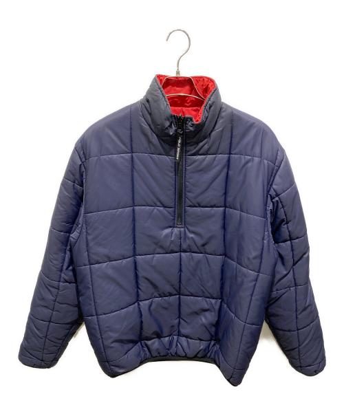 POLO SPORT（ポロスポーツ）POLO SPORT (ポロスポーツ) リバーシブルハーフジップ中綿ジャケット レッド×ネイビー サイズ:Lの古着・服飾アイテム