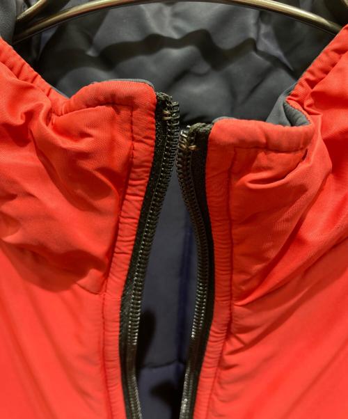 POLO SPORT（ポロスポーツ）POLO SPORT (ポロスポーツ) リバーシブルハーフジップ中綿ジャケット レッド×ネイビー サイズ:Lの古着・服飾アイテム