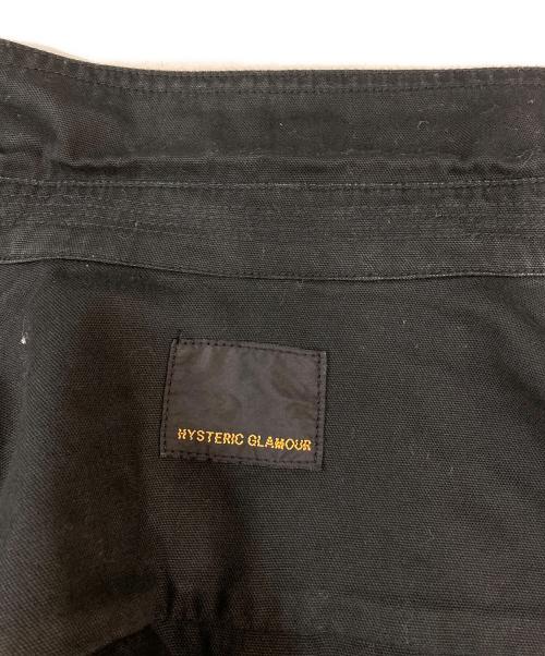 Hysteric Glamour（ヒステリックグラマー）Hysteric Glamour (ヒステリックグラマー) ワッペン半袖シャツ ブラック サイズ:Ｍの古着・服飾アイテム