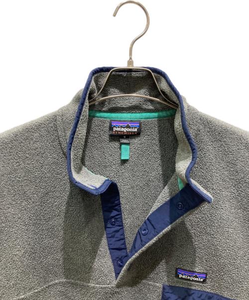 Patagonia（パタゴニア）Patagonia (パタゴニア) SYNCHILLA  スナップフリースプルオーバー グレー サイズ:Mの古着・服飾アイテム