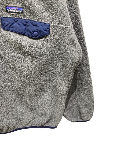 Patagonia（パタゴニア）Patagonia (パタゴニア) SYNCHILLA  スナップフリースプルオーバー グレー サイズ:Mの古着・服飾アイテム
