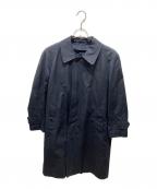 Burberry'sバーバリー）の古着「ライナー付き比翼コート」｜ネイビー