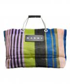 MARNIマルニ）の古着「MARKET STRIPE BAG」｜マルチカラー