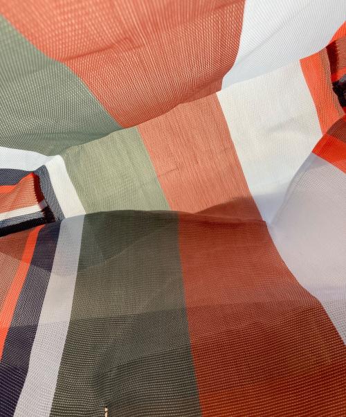 MARNI（マルニ）MARNI (マルニ) MARKET STRIPE BAG ブルーの古着・服飾アイテム