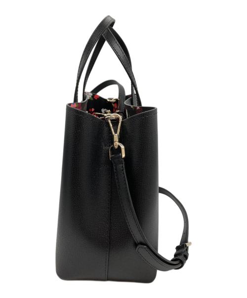 Kate Spade（ケイトスペード）Kate Spade (ケイトスペード) 2WAYハンドバッグ ブラックの古着・服飾アイテム
