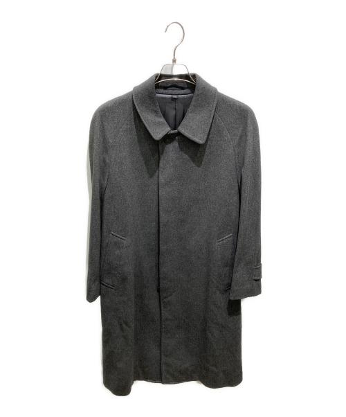 DAKS（ダックス）DAKS (ダックス) カシミヤ比翼コート グレー サイズ: 29A5の古着・服飾アイテム