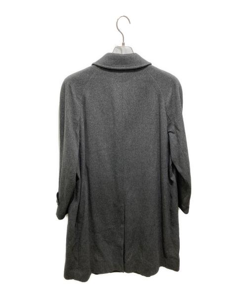 DAKS（ダックス）DAKS (ダックス) カシミヤ比翼コート グレー サイズ: 29A5の古着・服飾アイテム