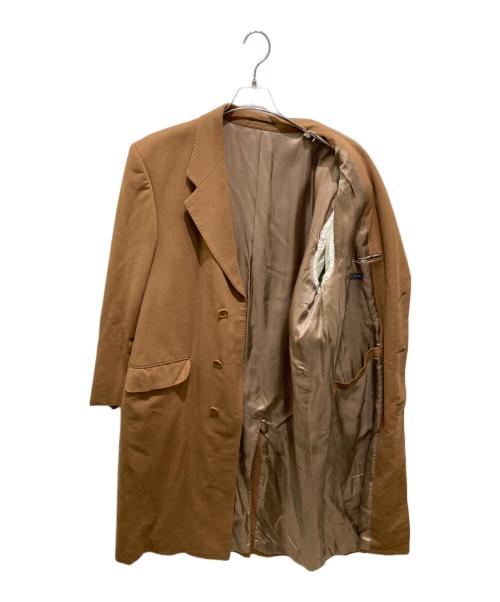Paul Smith COLLECTION（ポールスミス コレクション）Paul Smith COLLECTION (ポールスミス コレクション) カシミヤチェスターコート ブラウン サイズ:Lの古着・服飾アイテム