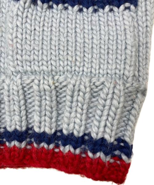 Hysteric Glamour（ヒステリックグラマー）Hysteric Glamour (ヒステリックグラマー) カウチンニットカーディガン スカイブルー サイズ:FREEの古着・服飾アイテム