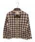 Ron Herman（ロンハーマン）の古着「シャドーチェックジップアップジャケット」｜ブラウン