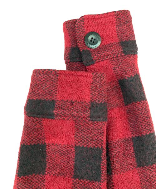 Hysteric Glamor（ヒステリックグラマー）Hysteric Glamor (ヒステリックグラマー) ウールチェックダブルポケットジャケット レッド サイズ:FREEの古着・服飾アイテム