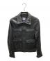 ARMANI EXCHANGE（アルマーニ エクスチェンジ）の古着「レザージャケット」｜ブラック