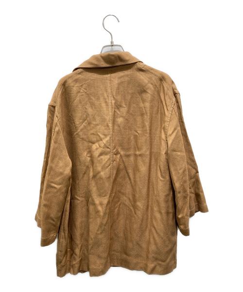 GUCCI（グッチ）GUCCI (グッチ) ビスコースシャツジャケット ブラウン サイズ:44の古着・服飾アイテム