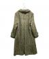 GUCCI (グッチ) GG STRIPE WOOL COAT ブラウン×グリーン サイズ:44：90000円