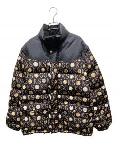 中古・古着通販】GUCCI (グッチ) タイガーワッペンチェックブルゾン