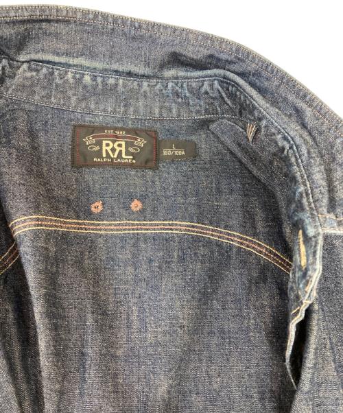 RRL（ダブルアールエル）RRL (ダブルアールエル) ガチャポケシャンブレーシャツ インディゴ サイズ:Lの古着・服飾アイテム