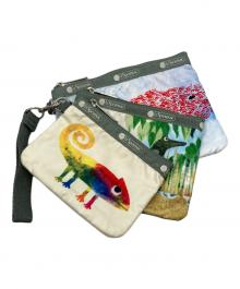 LeSportsac（レスポートサック）の古着「3連ポーチ」｜マルチカラー