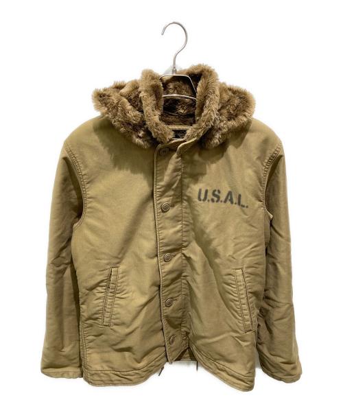 ALPHA（アルファ）ALPHA (アルファ) Ｎ-1デッキジャケット ブラウン サイズ:XLの古着・服飾アイテム