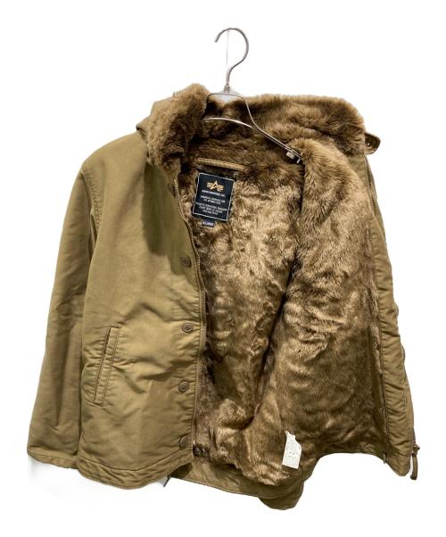 ALPHA（アルファ）ALPHA (アルファ) Ｎ-1デッキジャケット ブラウン サイズ:XLの古着・服飾アイテム