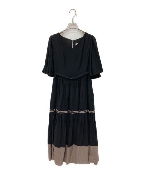HER LIP TO（ハーリップトゥ）HER LIP TO (ハーリップトゥ) Montpellier Bell-Sleeve Dress ブラック サイズ:Sの古着・服飾アイテム