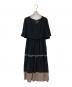 HER LIP TO（ハーリップトゥ）の古着「Montpellier Bell-Sleeve Dress」｜ブラック