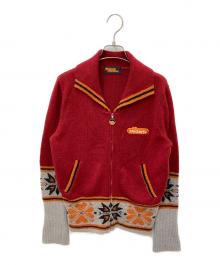 Hysteric Glamour（ヒステリックグラマー）の古着「ニットジャケット」｜レッド