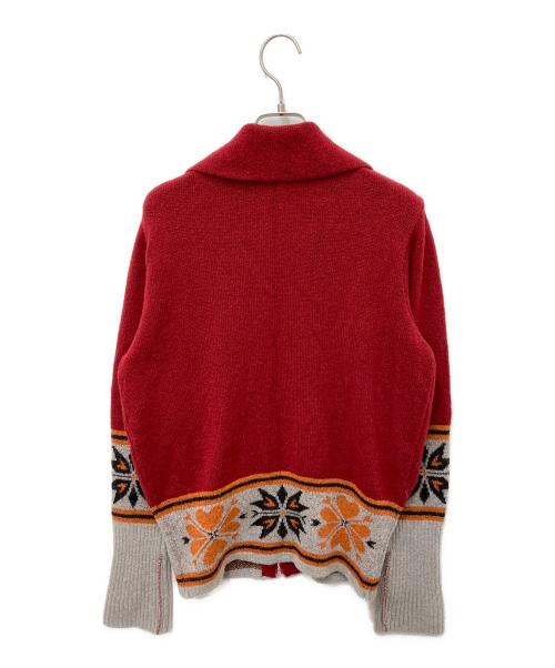 Hysteric Glamour（ヒステリックグラマー）Hysteric Glamour (ヒステリックグラマー) ニットジャケット レッド サイズ:FREEの古着・服飾アイテム