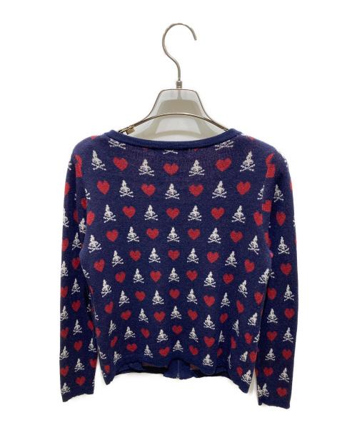 Hysteric Glamour（ヒステリックグラマー）Hysteric Glamour (ヒステリックグラマー) ジップアップカーディガン ネイビー サイズ:FREEの古着・服飾アイテム