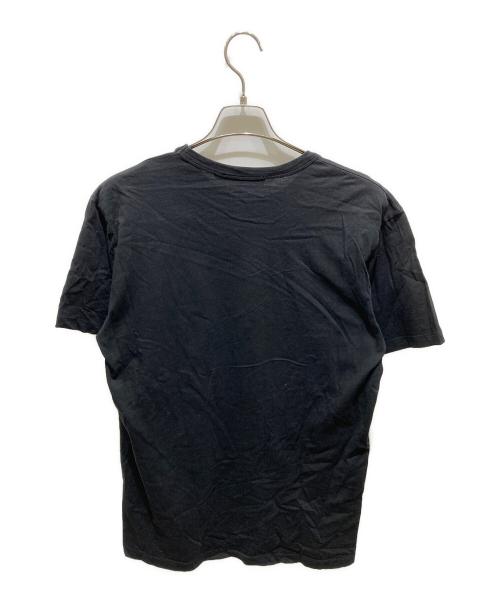 maison kitsune（メゾンキツネ）maison kitsune (メゾンキツネ) ダブル ボールド フォックスヘッド パッチ コンフォート Tシャツ ブラック サイズ:Ｌの古着・服飾アイテム