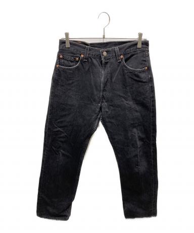 古*t様 リーバイス levis 501 ストレートデニム ブラック W34L3 中古・古着通販】LEVI'S (リーバイス) 501ブラックデニムパンツ